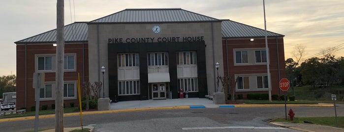 Pike County Court House is one of Alabama Courthouses.