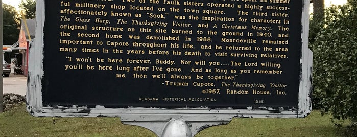 Truman Capote Homestead is one of Things To Do & Places To See -- Gulf Coast.