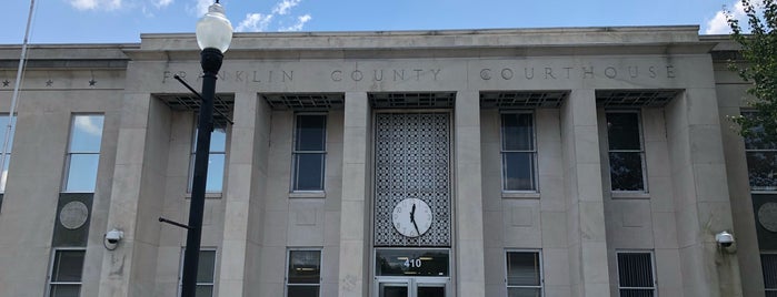 Franklin County Courthouse is one of Alabama Courthouses.