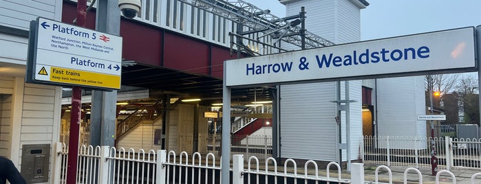 Harrow & Wealdstone Railway Station (HRW) is one of Stations - NR London used.