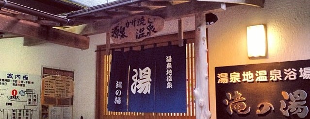 湯泉地温泉 滝の湯 is one of 温泉＆銭湯.