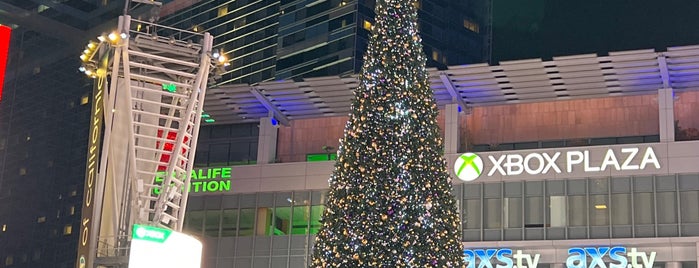 LA Live Ice Skating Rink is one of JNETs Hip and Happy LA Places.