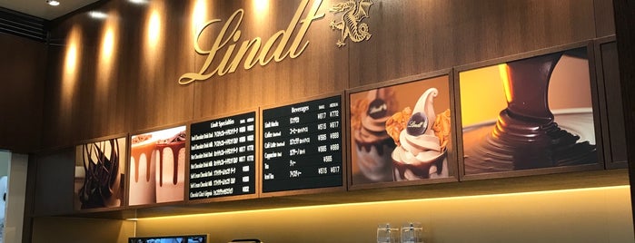 Lindt Chocolat Café is one of Locais curtidos por ぎゅ↪︎ん 🐾🦁.