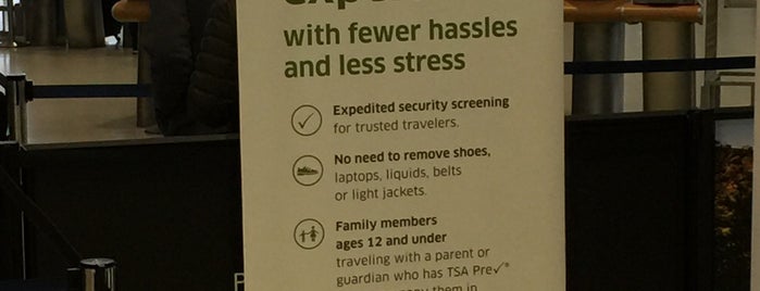 TSA PreCheck is one of DTW.