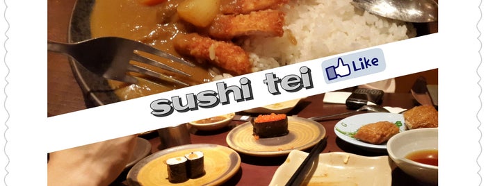 Sushi Tei is one of สถานที่ที่ Charles ถูกใจ.
