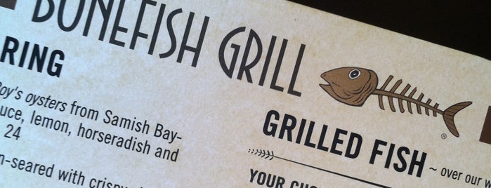 Bonefish Grill is one of Seattle, Wa.