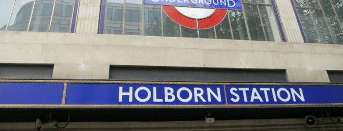 Holborn London Underground Station is one of Railway stations visited.