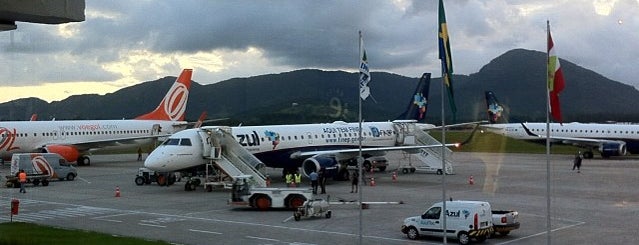 Aeroporto Internacional de Florianópolis / Hercílio Luz (FLN) is one of Santa Catarina - Janeiro de 2014.