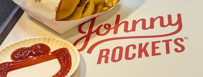Johnny Rockets is one of Restaurants que me Gustan.