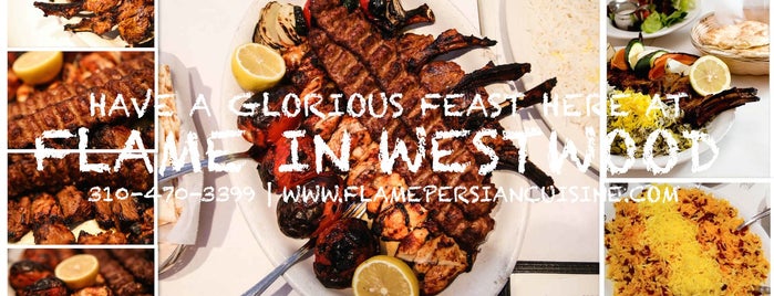Flame Persian Cuisine is one of LA Dinner Spots.