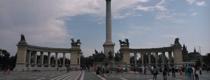 Heroes' Square is one of Budapest.