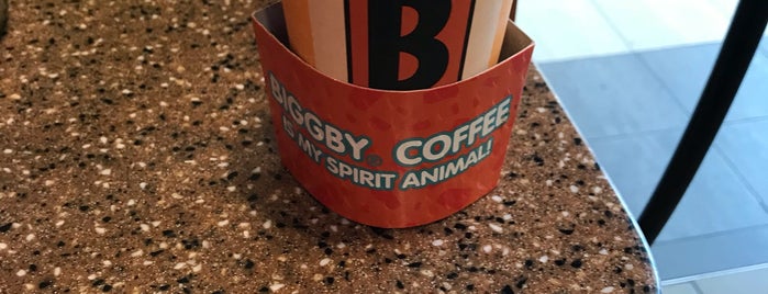 Biggby Coffee is one of my places.