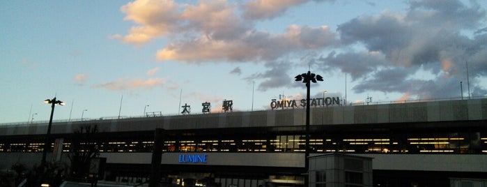 Ōmiya Station is one of 北陸新幹線.