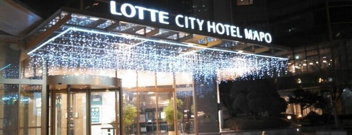 Lotte City Hotel Mapo is one of Cemal'ın Beğendiği Mekanlar.