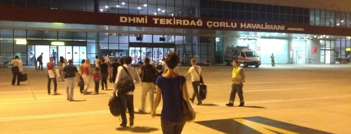 Tekirdağ Çorlu Havalimanı (TEQ) is one of Türkiye'deki Havalimanları.