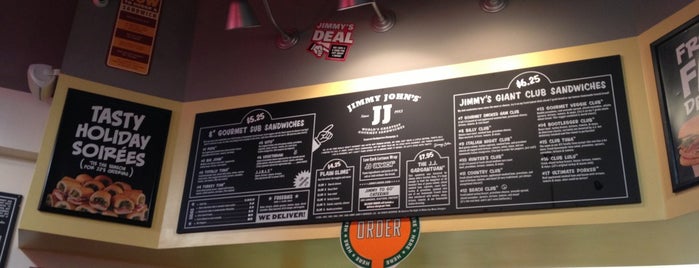 Jimmy John's is one of Locais curtidos por Jose.