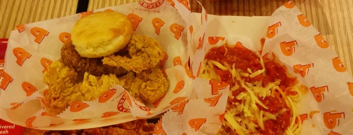 Popeyes Louisiana Kitchen is one of SG.