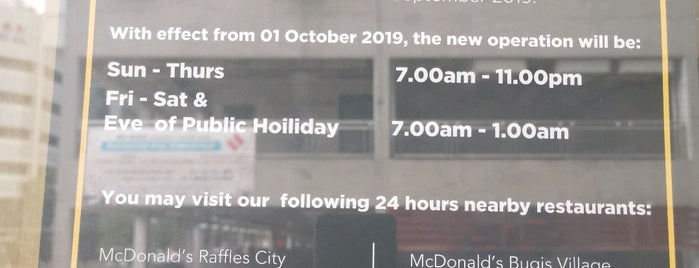 McDonald's is one of @Singapore/Singapura #6.