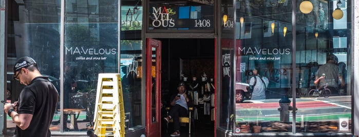 Ma'velous Coffee & Wine Bar is one of The San Franciscans: Bubbles + Frites.
