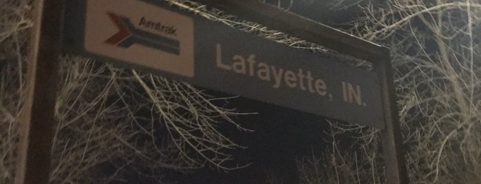 Lafayette Amtrak is one of Steph's places.