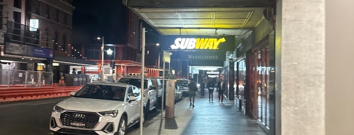 Subway is one of Sydney.
