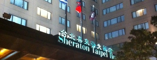 Sheraton Grand Taipei Hotel is one of Orte, die Jase gefallen.