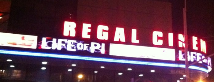 Regal Union Square ScreenX & 4DX is one of Where We've Been.