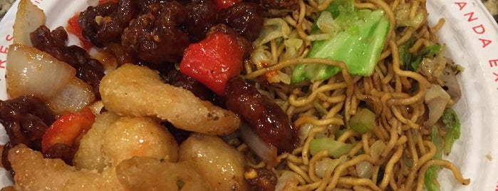 Panda Express is one of local joints.
