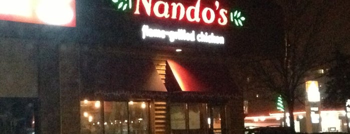 Nando's is one of สถานที่ที่บันทึกไว้ของ Alina.