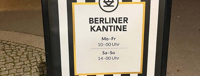 Kantine im Berliner Ensemble is one of GERMAN or Eisbein.