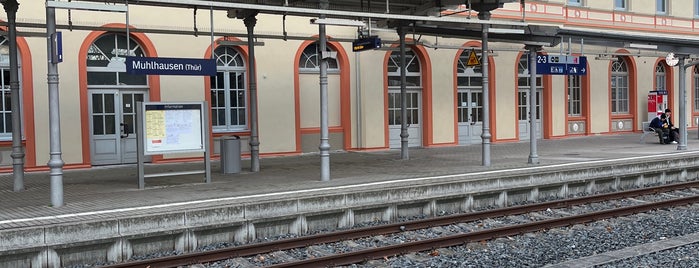 Bahnhof Mühlhausen (Thür) is one of Bahnhöfe.