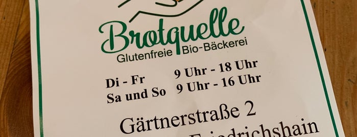 Brotquelle is one of Paleo/Glutenfree/Vegan BERLIN.