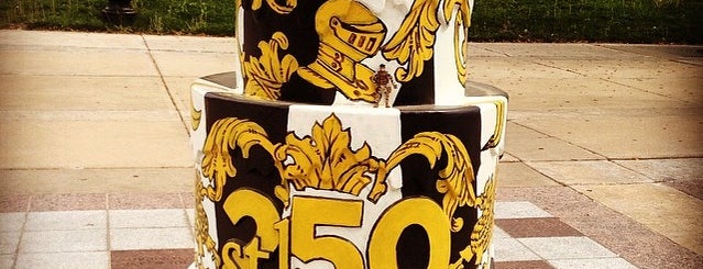 Lindenwood University is one of #STL250 Cakes (Outer Ring).