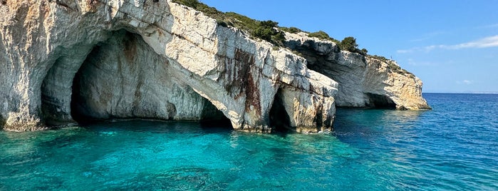 Blue Caves is one of Zakynthos.