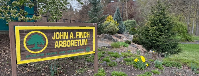 John A. Finch Arboretum is one of Spokane.