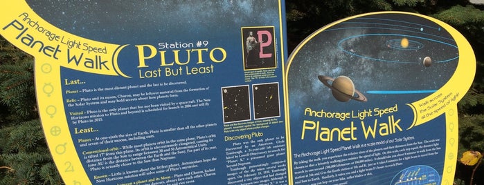 Anchorage Planet Walk - Pluto is one of Anchorage!.