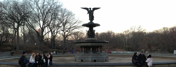 Bethesda Fountain is one of New York City 2008.
