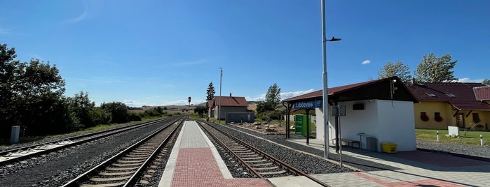 Železniční stanice Libčeves is one of Švestková dráha.