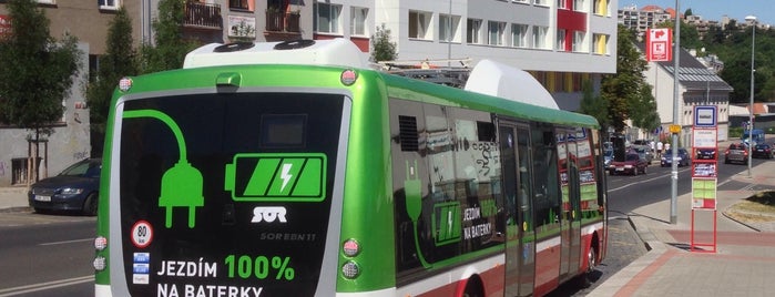 Ohradní (bus) is one of Linka 196.