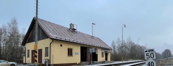 Železniční stanice Červený Potok is one of Železniční stanice ČR: Č-G (2/14).