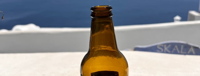 Skala is one of Santorini.