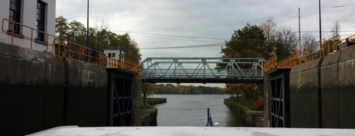 champlain canal lock 6 is one of 363 Miles on the Erie Canal.