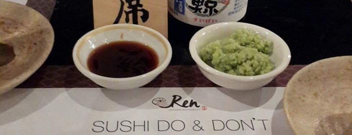 ren japanese restaurant is one of Tempat yang Disukai sobthana.