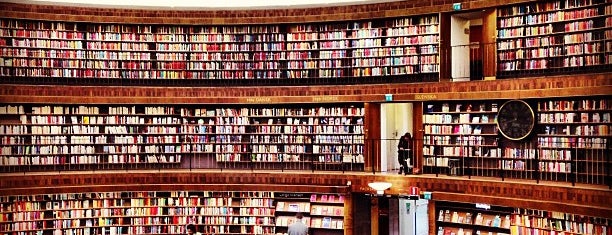 Stadsbiblioteket is one of Scandinavia.