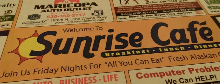 Sunrise Cafe is one of สถานที่ที่ Juan ถูกใจ.