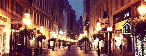 Váci utca is one of Будапешт.