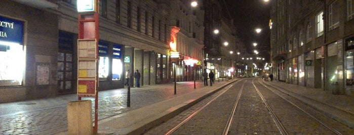 Václavské náměstí (tram) is one of Tramvajové zastávky v Praze (díl druhý).