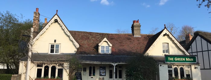 The Green Man is one of Cambridge haunts.