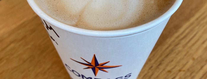 Compass Coffee is one of Lugares favoritos de Bridget.