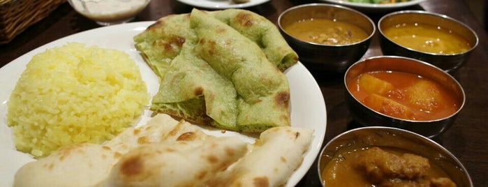 Indian Restaurant Nataraj is one of KAMIのランチスポット銀座新橋食べ放題編.